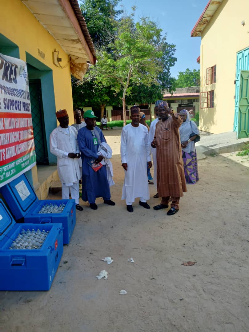 Supports Borno State with 1.6 Million Doses of Anthrax Vaccine
